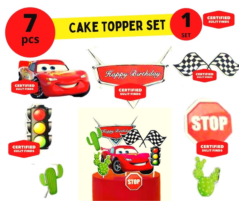 Buy Havingfun Cars Cake Toppers Kids Racing Cars Theme Birthday Party  Supplies Online at desertcartSri Lanka