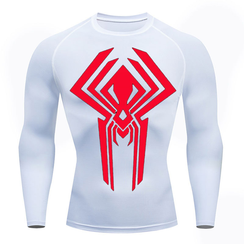 2099 Spiderman compression shirt men's tight long-sleeved T-shirt
