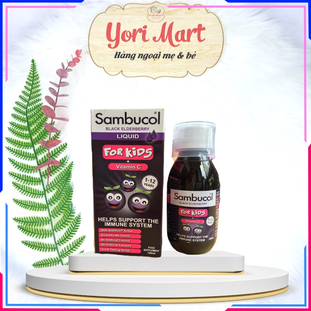 Siro Sambucol tăng đề kháng cho bé, Siro tăng đề kháng Sambucol Anh 120ml