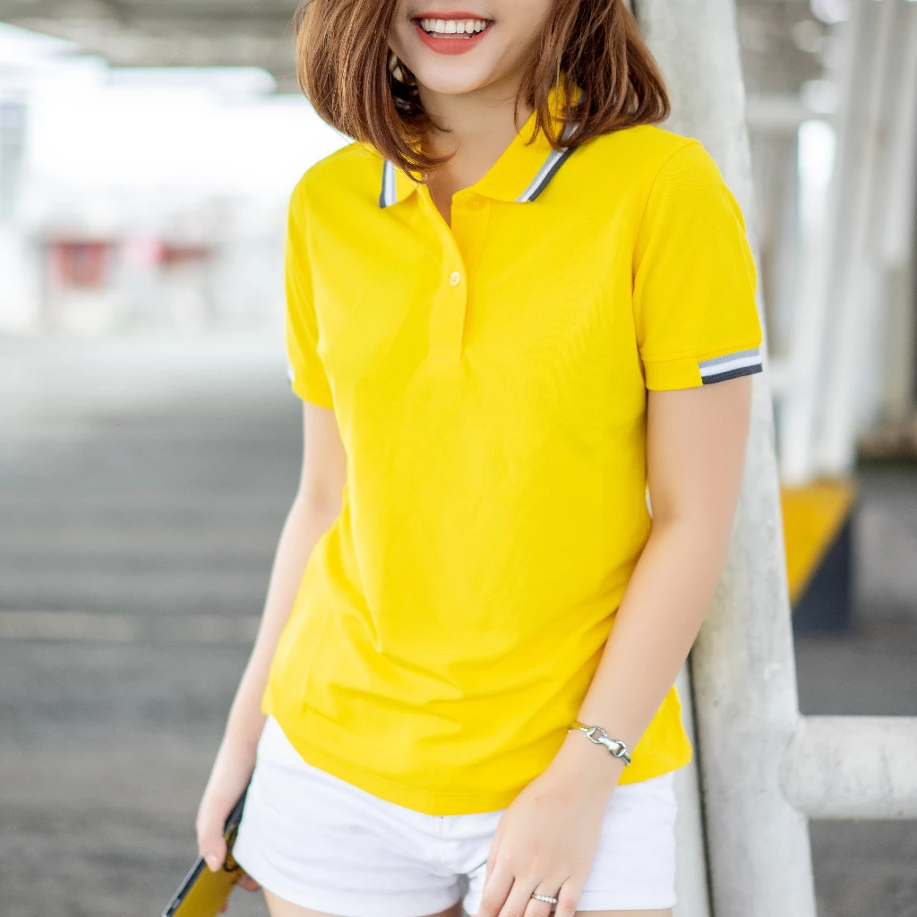 Áo Polo Nữ Poligan Nhập Khẩu thá¡ Lan (Yellow)