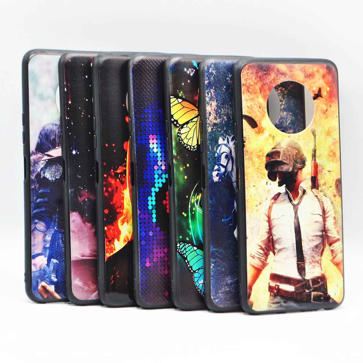 Infinix Note 7 Back Cover Multicolour 3D Design Case For Note 7