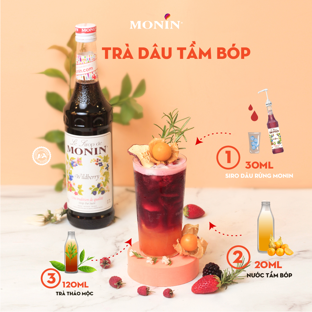 Siro Dâu Rừng MONIN - 700ML