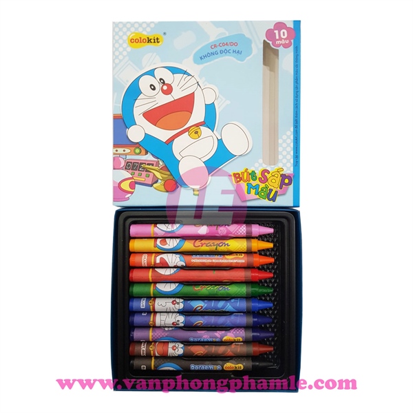 Sáp colokit thiên long cr-c04/do doremon 10 màu