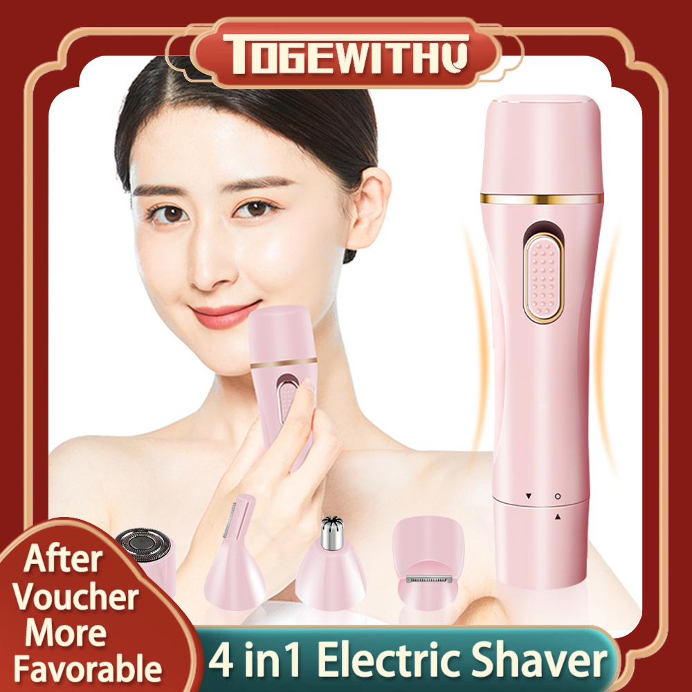 Professional In Hair Epilator Beard Trimmer Rechargeable Clipper Set Men  Styling Tools Depilator For Women | In Usb Rechargeable Electric Shaver  Female Epilator Nose Hair Trimmer Waterproof (1 Piece-pink) 