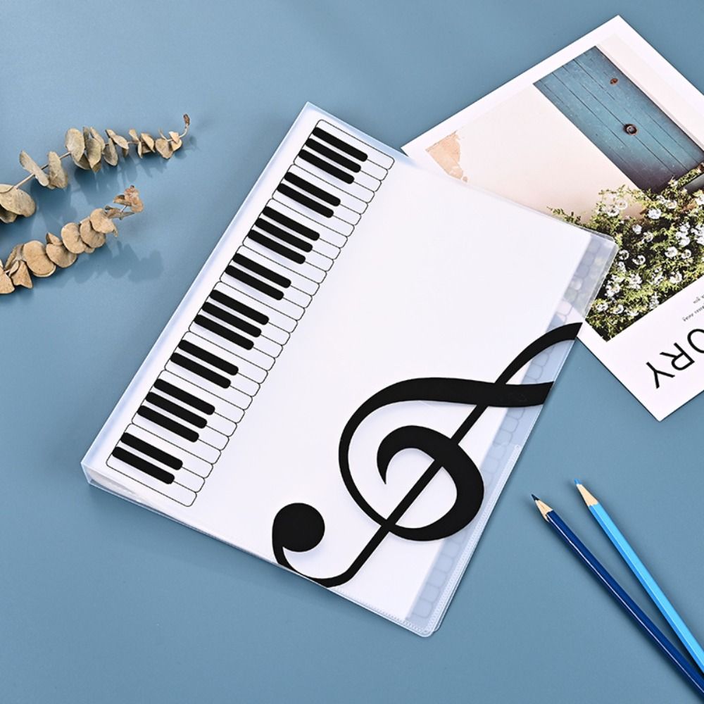 ROBERTA Musician Multi-layer Document Container A4 Paper Folder File Organizer Student Music Score Folder Piano Paper Sheets Folder Music Score Storage Organizer Document Storage Organizer