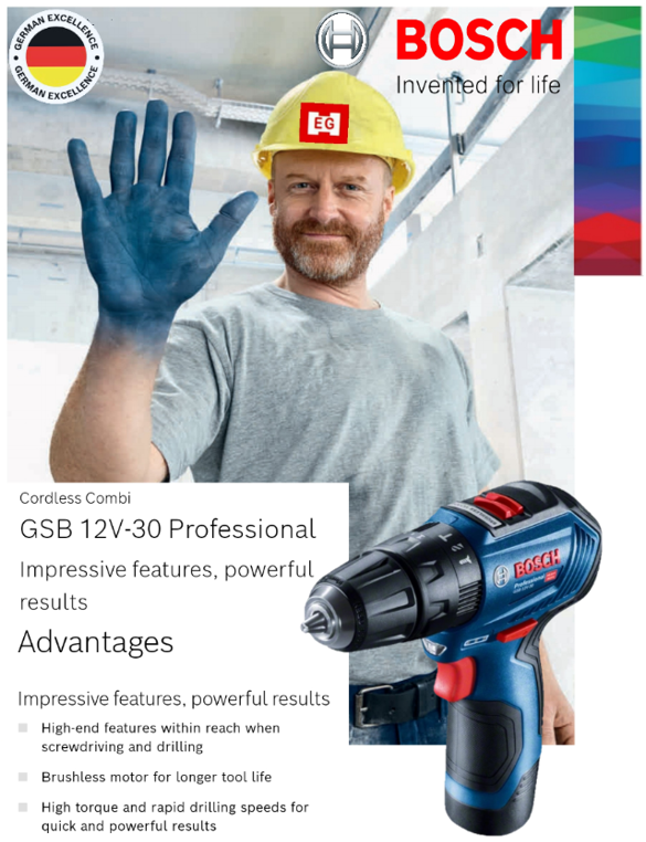 Bosch GSB 12V-30 Au Meilleur Prix Sur