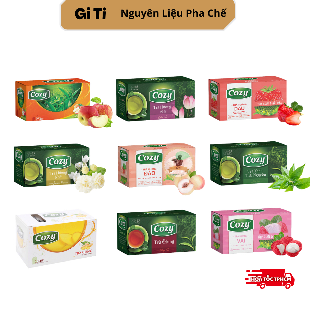 Trà Cozy Túi Lọc Nhiều Vị