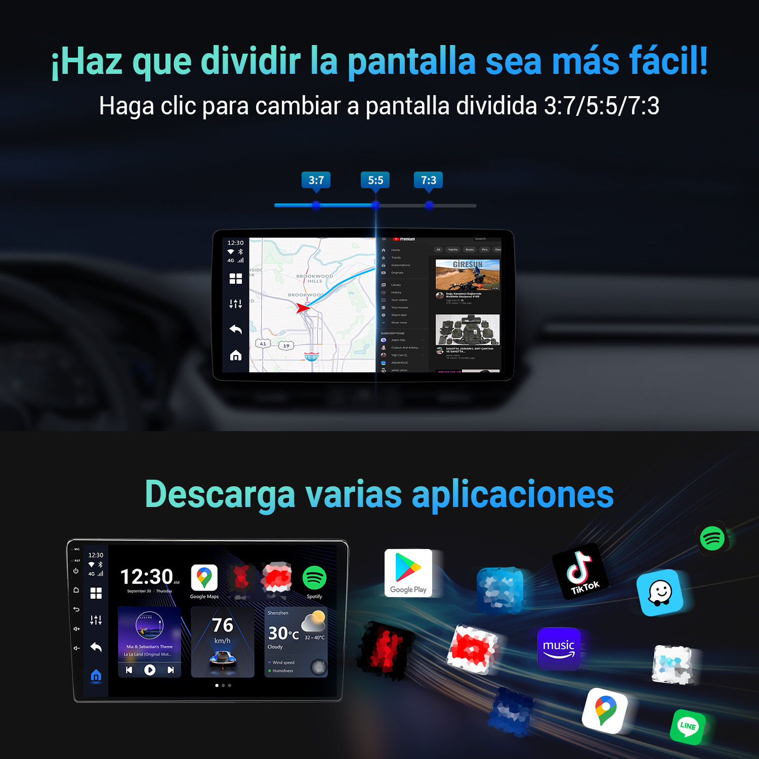 P3 Android Automotive Os Ottocast P3 CarPlay TV Box for Netflix Spotify Android Auto Car Play ...