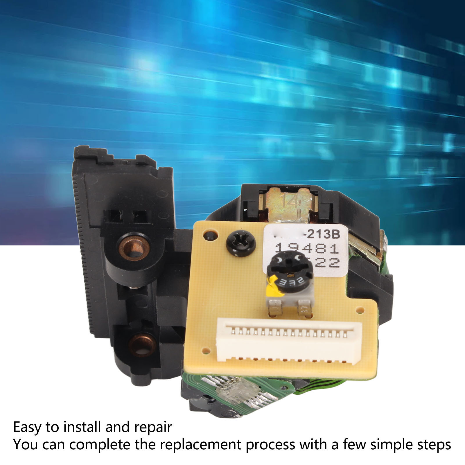 CD Player Laser Head Optical Pick Up Laser Lens Easy Installation High Accuracy for CD Player