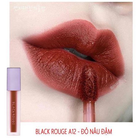 [HCM]Son Black Rouge A12 Đỏ Nâu Gạch ( CHÍNH HÃNG )