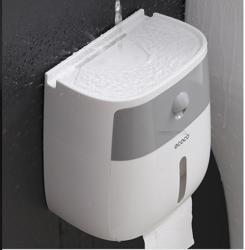 Hộp đựng giấy vệ sinh Ecoco 2 in 1 đa năng E1804 (màu ngẫu nhiên)