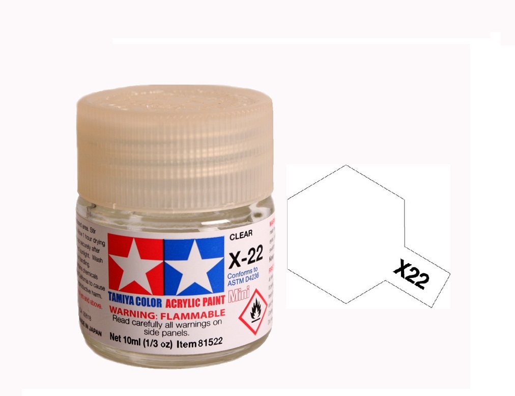 Acrylic ( X22 ~ X35  ) sơn mô hình gốc nước 10ML Tamiya