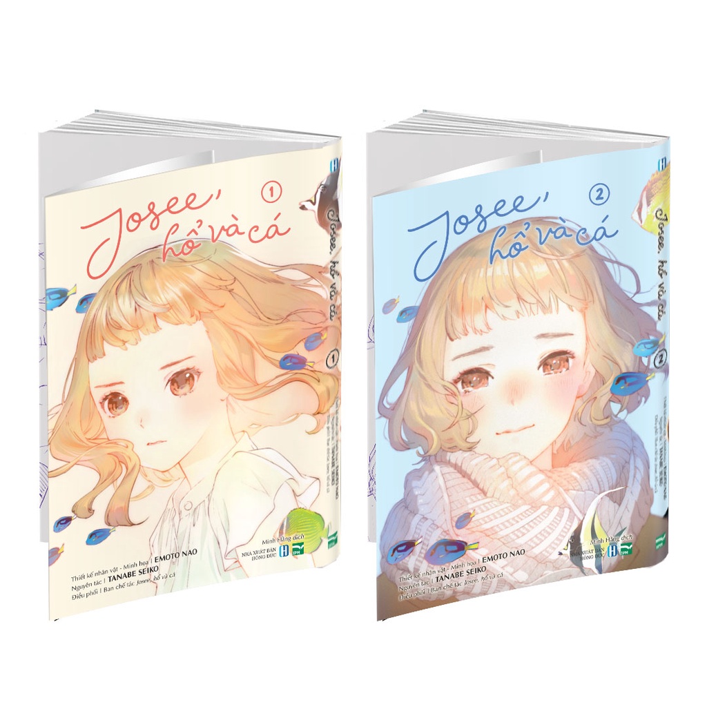 Truyện tranh - boxset 2 tập - josee, hổ và cá