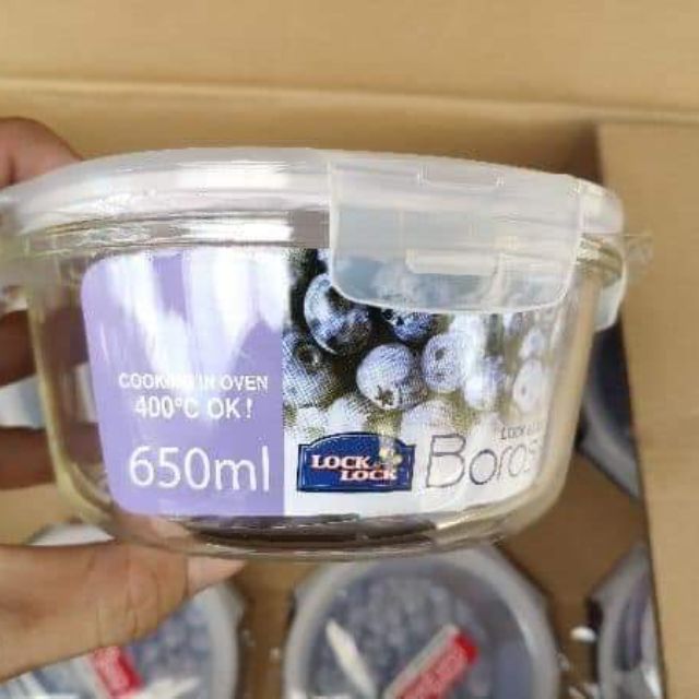 Thố thủy tinh Lock&Lock 750ml
