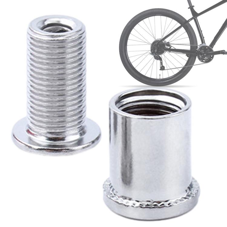 Vít tay quay Vít tay quay Phụ kiện xe đạp vít xích thép Bu lông cố định bánh xích nhẹ phụ kiện xe đạp vít bánh xích cho xe đạp đường trường everybody