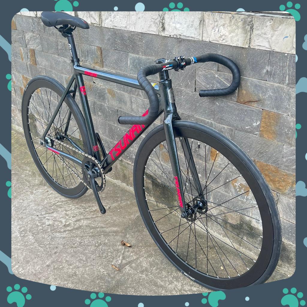 Fixed Gear Bicycle Curved Handlebars (25.4 Antique Aluminum).