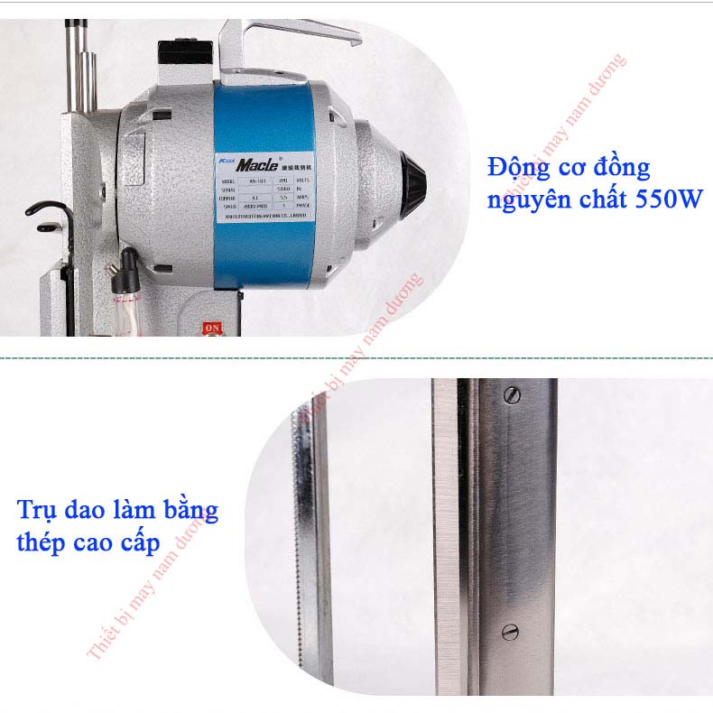 Máy cắt vải đứng KM xanh 8 inch