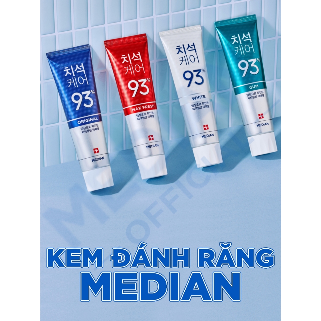 Kem Đánh Trắng Răng Median 93% Tooth-Paste 120g