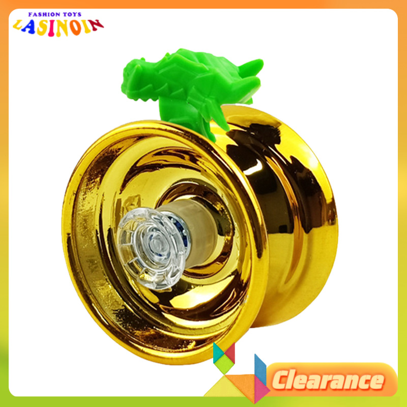 LasinoinMetal Yoyo For Kids Colorful Professional 3 Bearing Alloy Yo-yo With String Ring Birthday Gifts For Children