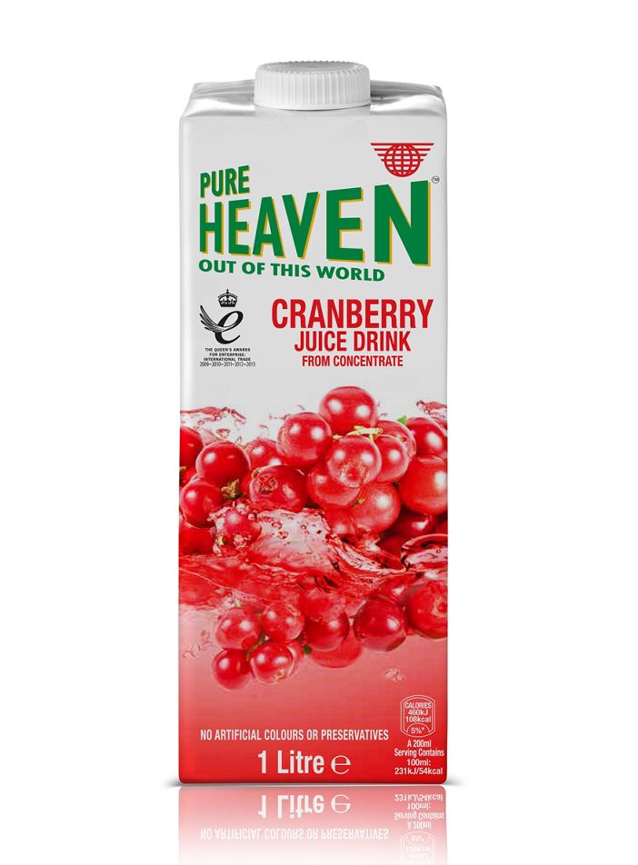 Nước Ép Nam Việt Quất Cranberry Juice hiệu Pure Heaven hộp 1L thumbnail