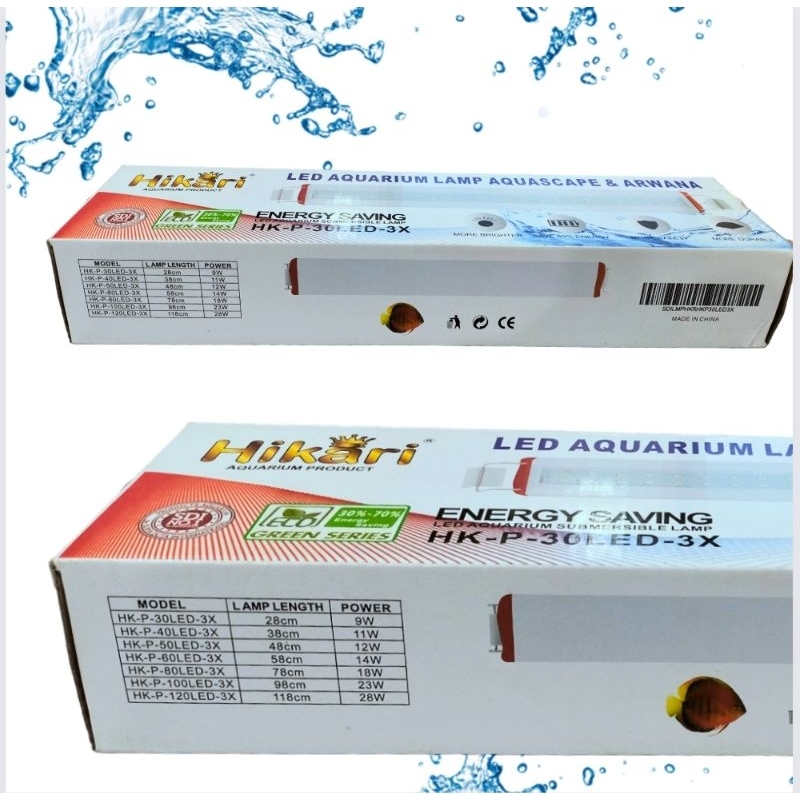 HIKARI HK P 30 3X Lampu Led Atas Aquarium Aquascape Arwana