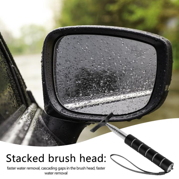 Car Rearview Mirror Wiper, Multifunctional Window Squeegee