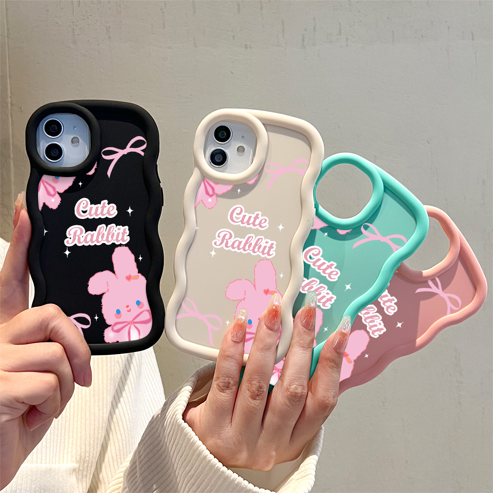 UCUC%20for%20Infinix%20Note%2030%2040%20Pro+%20Hot%2040i%20Smart%207%208%20Plus%20Smart%205%206%20Spark%2020C%20GO%202024%202023%20Zero%2030%204G%20Back%20Cover%20Pink%20Plush%20Rabbit%20Creative%20Candy%20Color%20Wave%20Silicon%20Phone%20Protective%20Case%20-%20Image%203