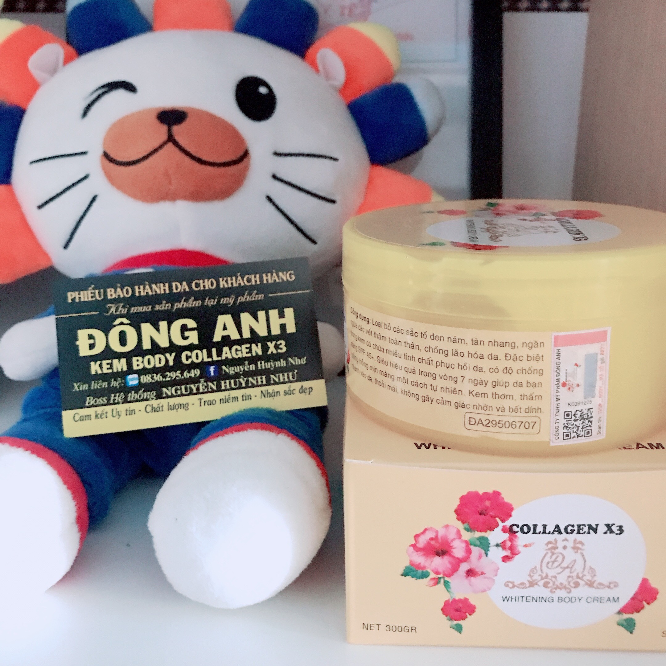 Kem dưỡng trắng da body Collagen X3 (Xịn)