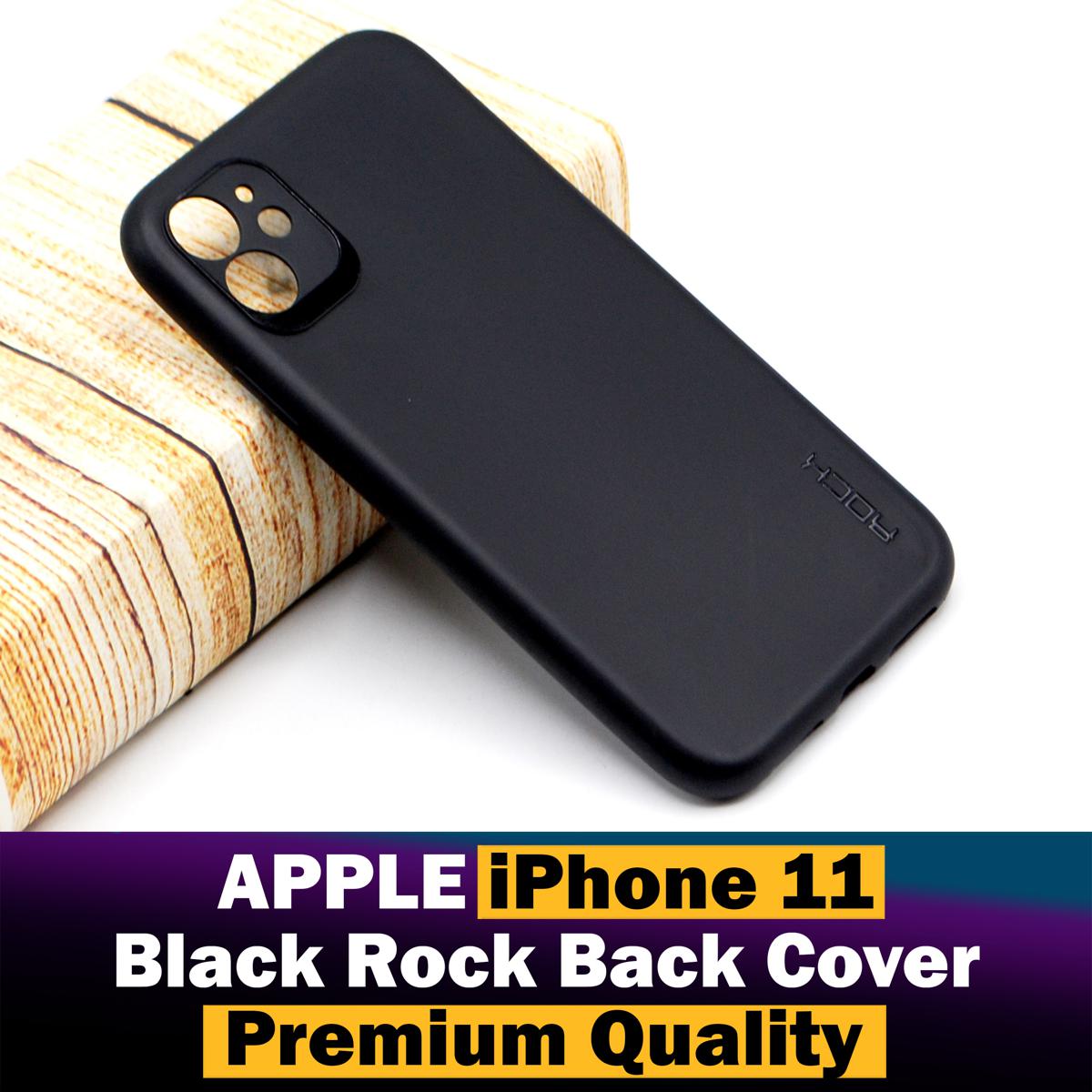 Apple iPhone 11 Back Cover Black Soft Rock Style Case For Apple iPhone 11