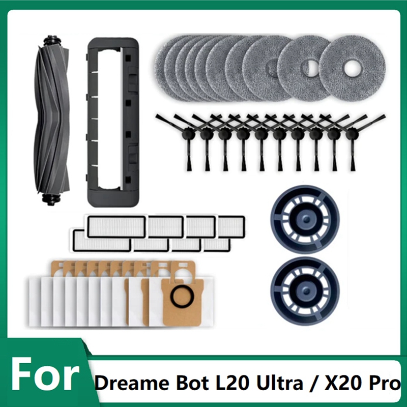 Dreame Bot L20 Ultra / X20 Pro Accessories Main Side Brush Hepa