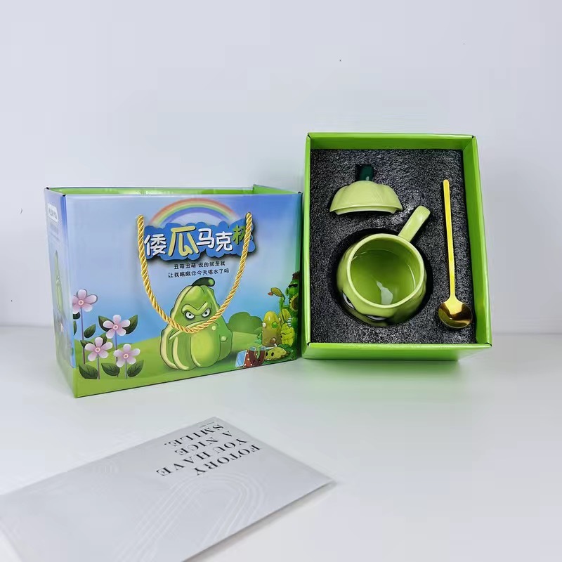 Cốc sáng tạo cốc uống nước lạ cốc dưa hồng Nhật Bản cốc đôi