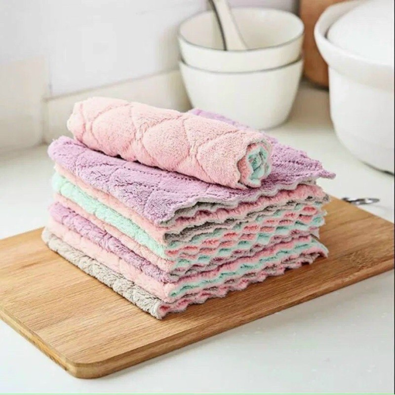 BỘ 10 KHĂN LAU COTTON ĐA NĂNG