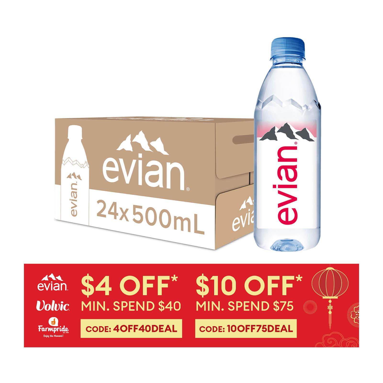 Evian Natural Mineral Water 24 X 500ML Case Lazada Singapore