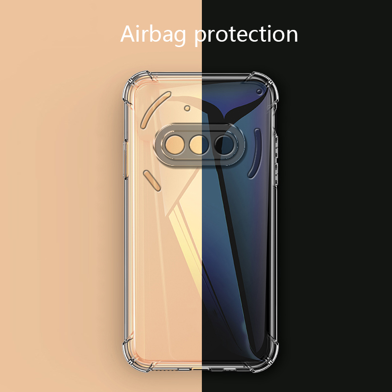 Sroof Casing For Nothing Phone 3A New transparent airbag four corners drop-proof all-inclusive phone case. 
