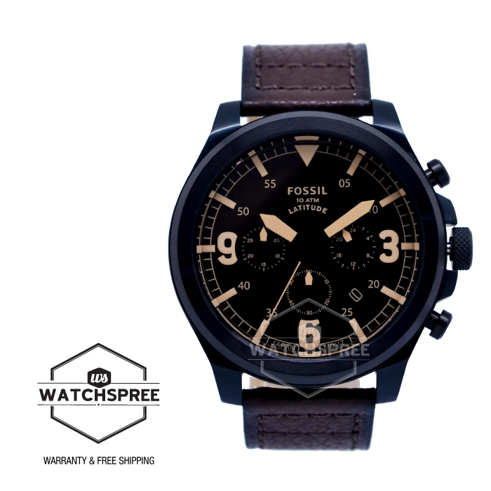 Fossil Men's Latitude Chronograph Brown 