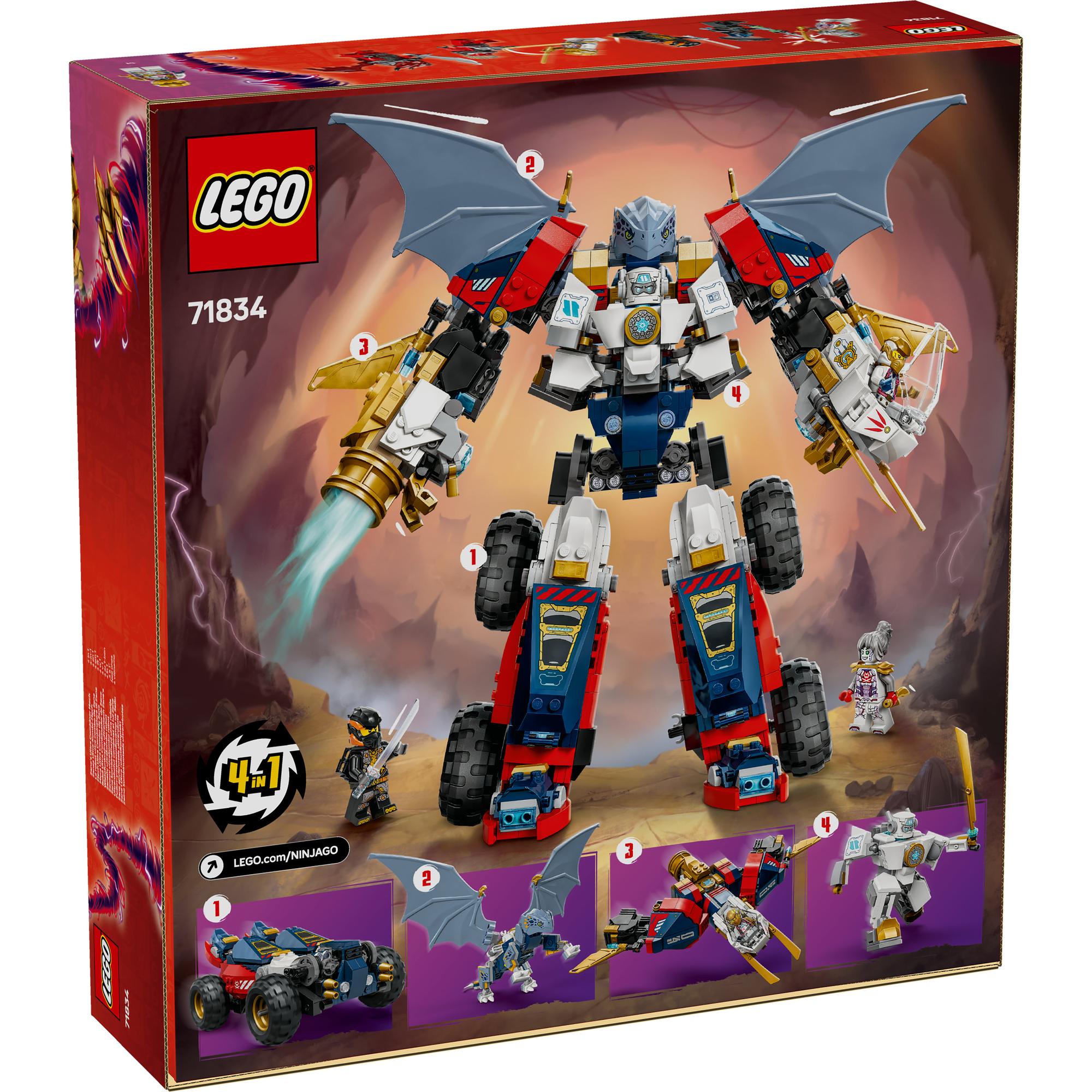 MODERE BRIGHTENING 4点セット　他3点 LEGO NINJAGO 71834 Zane's Ultra Combiner Mech Building Set Toys