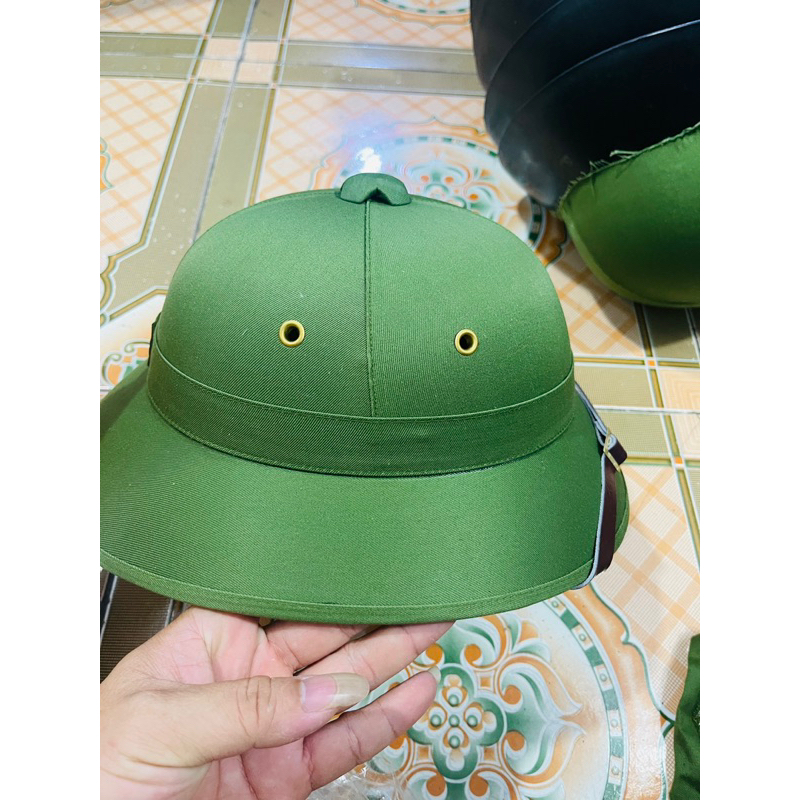 mũ cối tàu xanh truyền thống