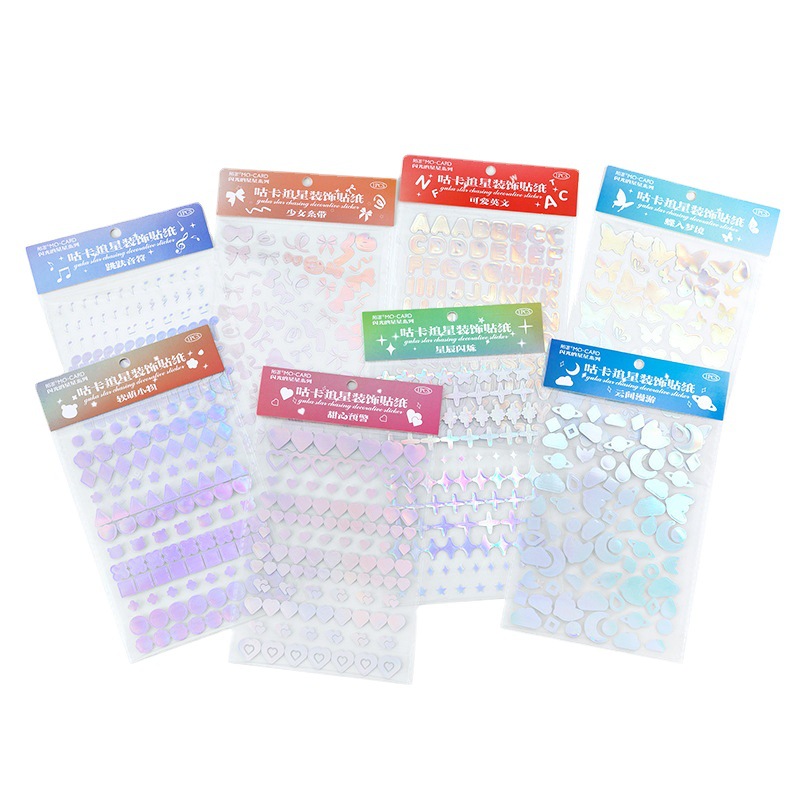 Sticker Decor Toploader Hologram - Be Tiny Stationery
