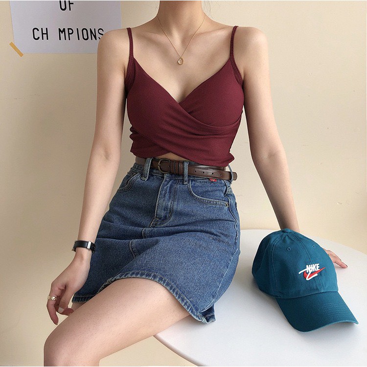 Áo Ngực, Áo Bra thun tăm chéo