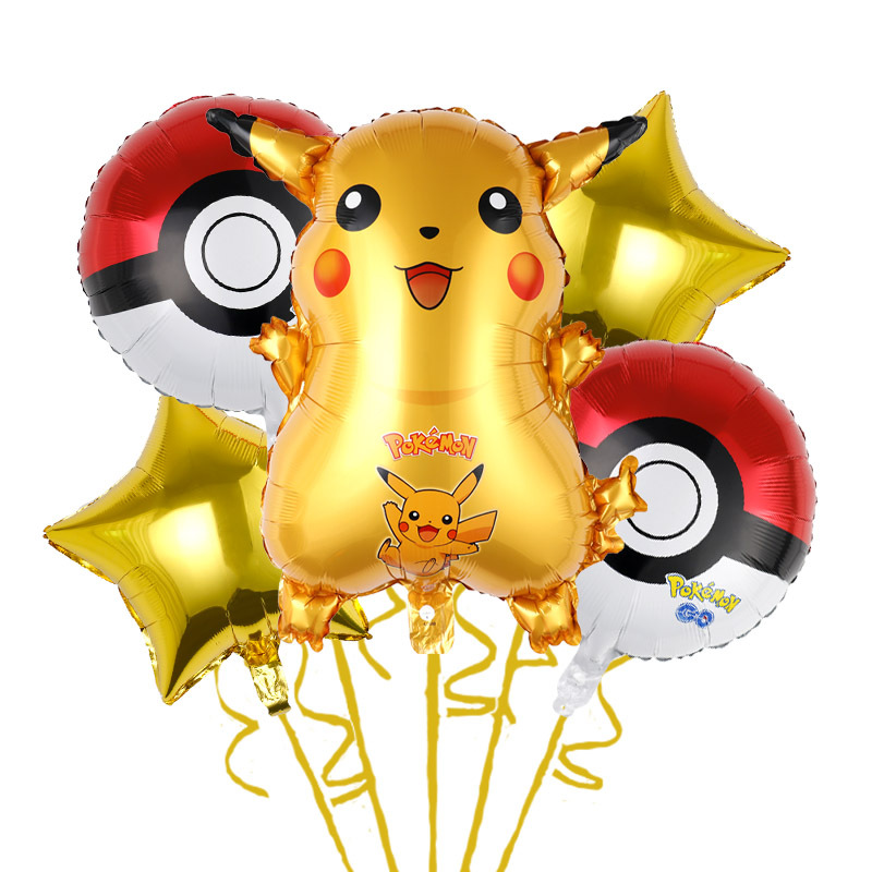 Pokemon Balloons Set - Ballon - Pikachu - Charmander - Venusaur