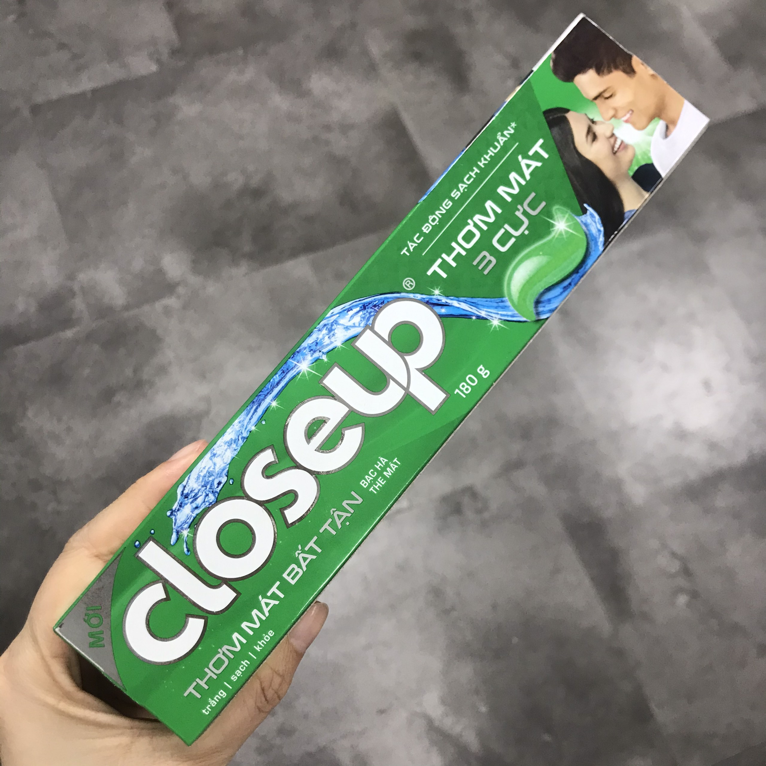 Kem đánh răng CLOSEUP 180g  trắng răng thơm miệng 3 loại tinh thể  băng tuyết, bạc hà, lửa + băng - Pegastore