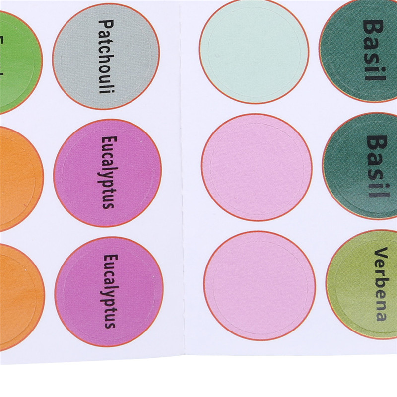 Practicals Stickers 192 Stickers/Sheet Practical Colorful Paper Stickers Labels for Glass ...
