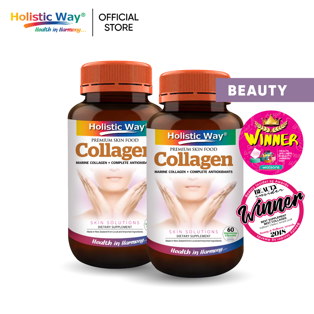 [Bundle of 2] Holistic Way Premium Skin Food Collagen – Marine Collagen ...