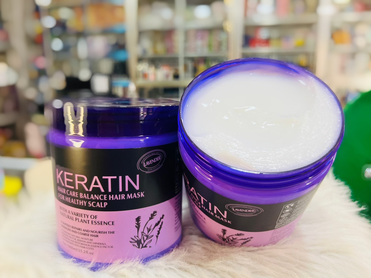 DẦU HẤP Ủ TÓC KERATIN màu tím HÀN QUỐC 1000ML