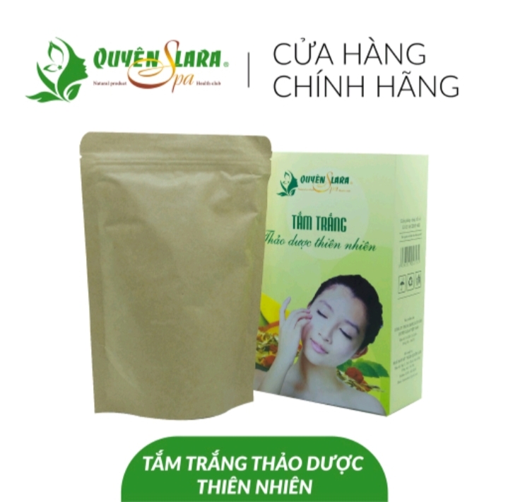 Bột tắm trắng thảo dược Quyên lara 320g [chính hãng _hàng cao cấp]