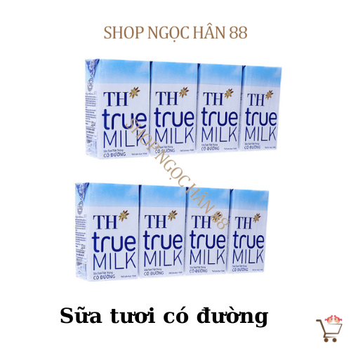 Combo 2 vỉ sữa tươi th true milk