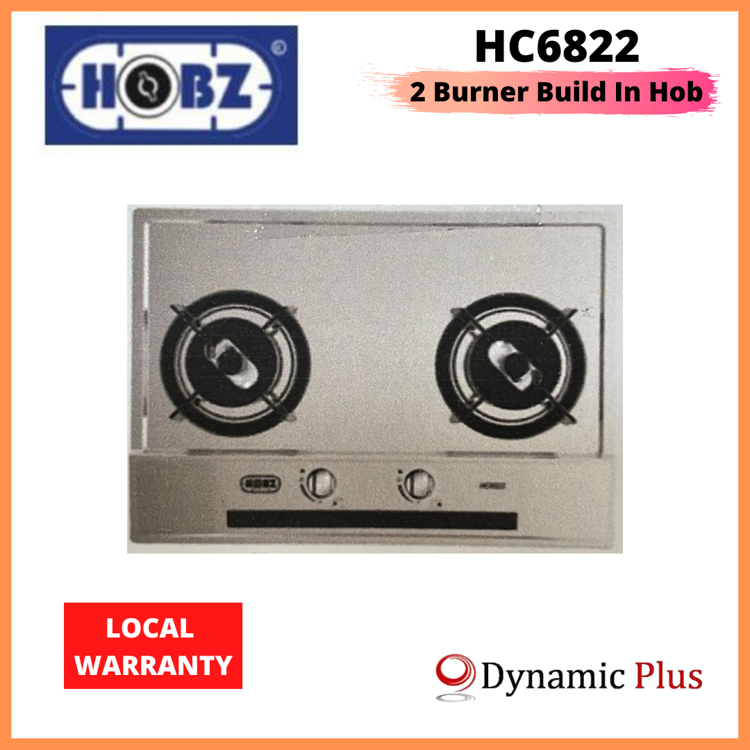 HOBZ HC6822 2 Burner Stainless Steel Build In Hob Lazada Singapore