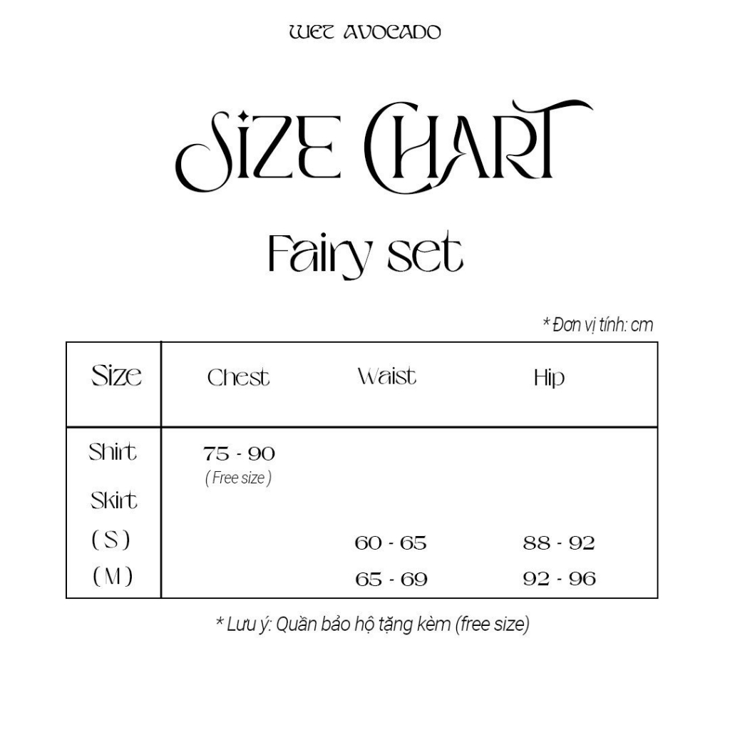 [SALE LỚN CUỐI NĂM 12-14.12] WET AVOCADO | FAIRY SET