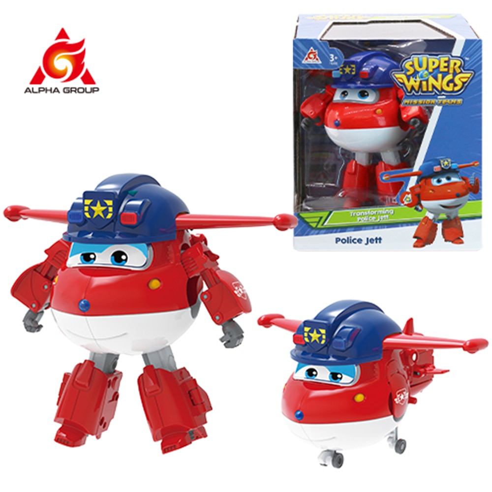 Super Wings 5 Inches Transforming- Shine 2 Modes Transforms from