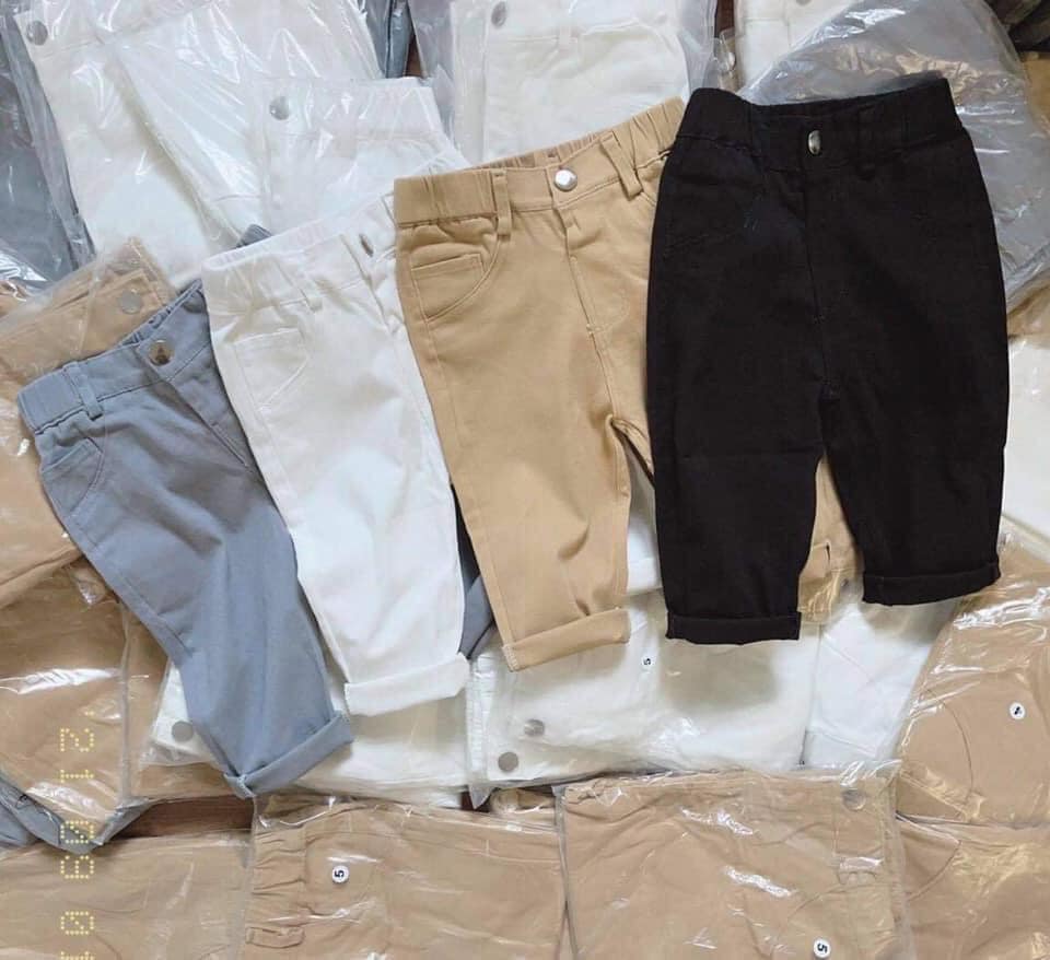 quần kaki dài cho bé 8-18kg